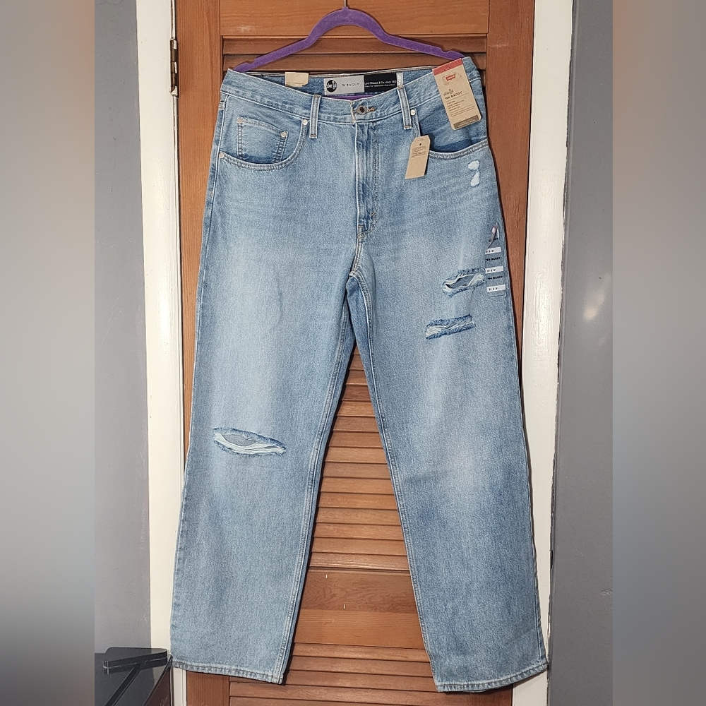 Levi's Light Blue Straight Leg Jeans